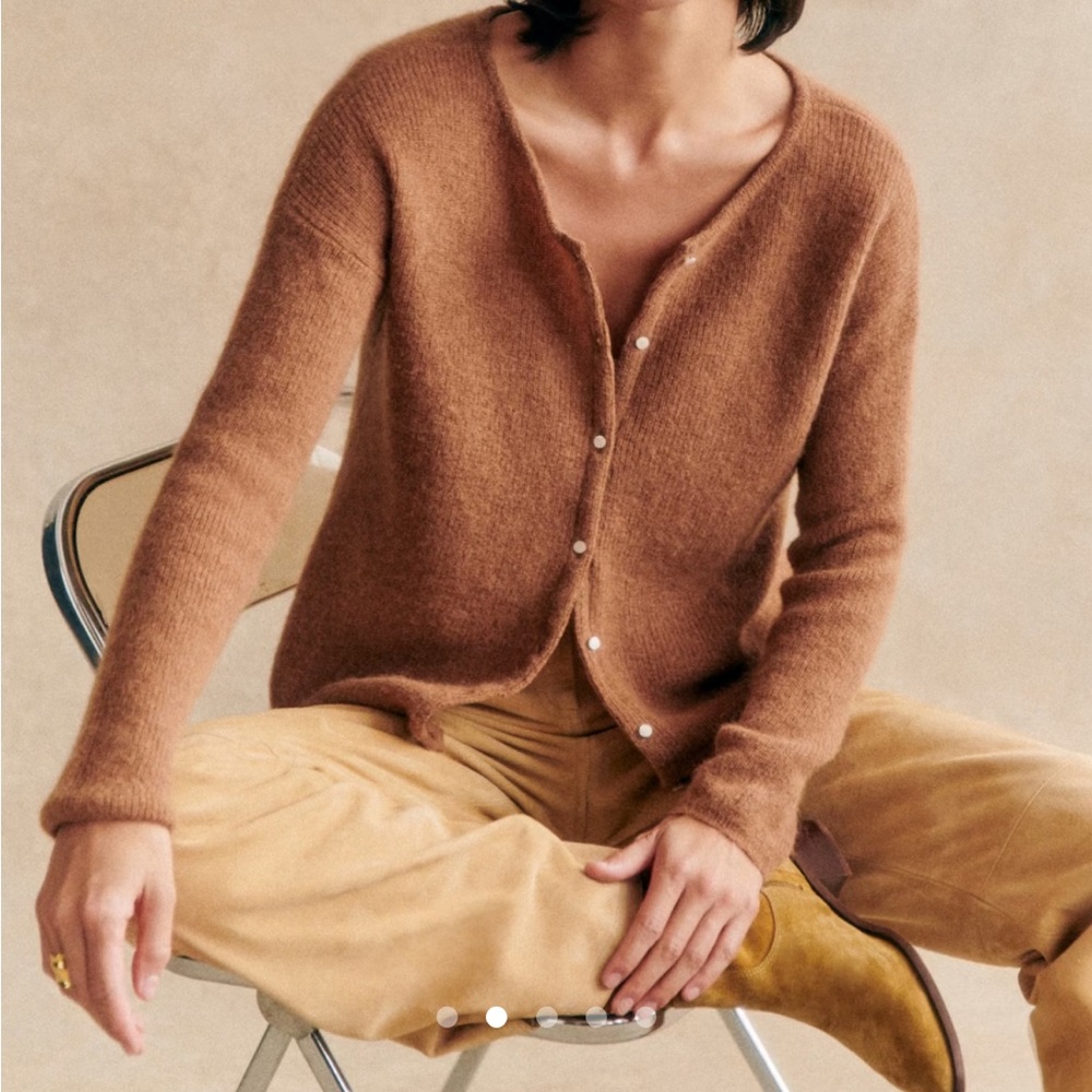 SOLD Sézane Gaspard Cardigan in Camel